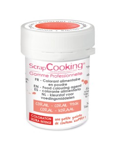 Scrapcooking Poeder Kleurstof Koraal -5gr- //