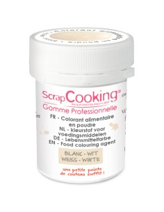 Scrapcooking Poeder Kleurstof Wit -5gr-