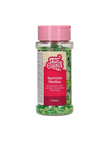 FunCakes Sprinkle Medley Green -50gr-