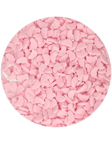 FunCakes Confetti Babyvoetjes Roze -55gr-