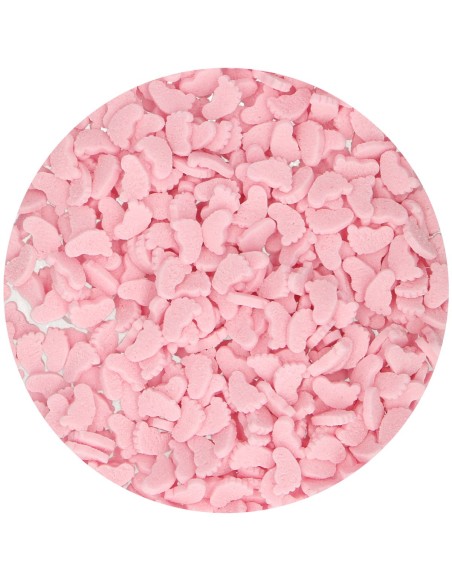 FunCakes Confetti Babyvoetjes Roze -55gr-