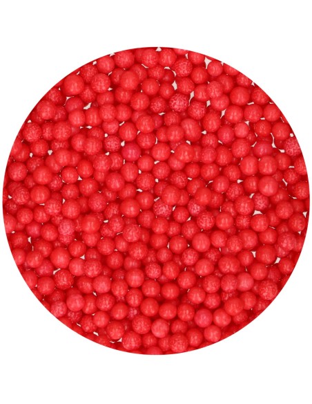 FunCakes Zachte Parels Rood Medium -80gr-