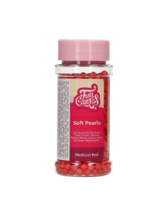 FunCakes Zachte Parels Rood Medium -80gr- 2