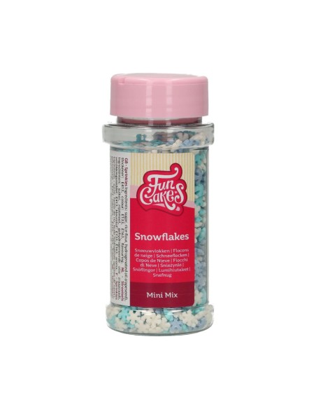 FunCakes Confetti Mini Sneeuwvlokken Mix -55gr-