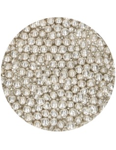 FunCakes Zachte Parels Zilver Medium -55gr-