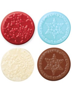 Wilton Cookie Chocolate & Candy Mold Delightfully Decandent