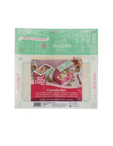 FunCakes Cupcake Doos 6 Quotes -3st- //