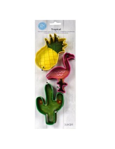 Koekjes Uitsteker Set Tropical -3st- // 2