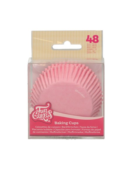 FunCakes Baking Cups Licht Roze -48st-