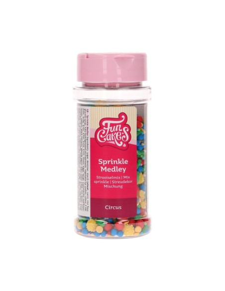 FunCakes Sprinkle Medley Circus -65gr-