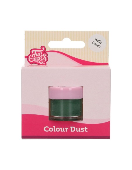 FunCakes Edible Dust Holly Green