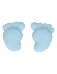 FunCakes Suikerdecoratie Baby Voetjes Blauw -16st- 2