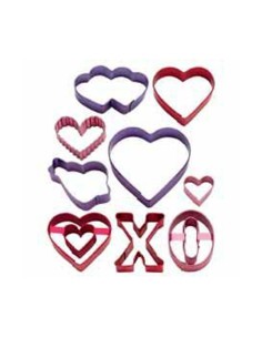 Wilton Valentine Color Cutter Set (set van 9)