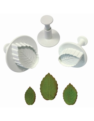 PME Rose Leaf Plunger Set (set van 3)