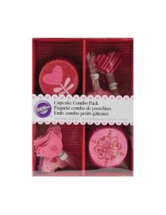 Wilton Cupcake Gift Set You Bake Me Smile (48st)