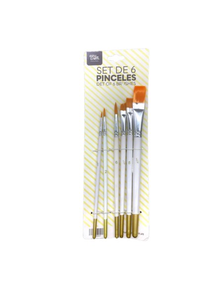 Azucren Kwasten Set -6st-