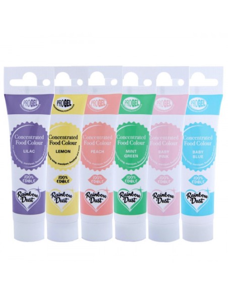RD ProGel Eetbare Kleurstof Gel Multipack Pastel -6x25gr-