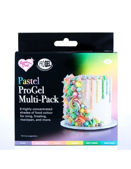 RD ProGel Eetbare Kleurstof Gel Multipack Pastel -6x25gr-