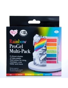 RD ProGel Eetbare Kleurstof Gel Multipack Rainbow -6x25gr- 2
