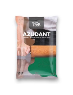 Azucren Vanille Rolfondant Donker Groen -250gr-