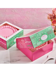 FunCakes Taartdoos Quotes 21x21x9cm -2st-