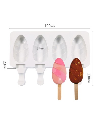 CakeDeco Cakesicle IJs Mould Waterdrop //