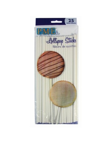 PME Lollipop Sticks -20cm- 25st 
