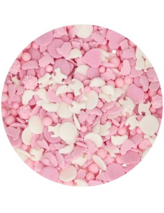FunCakes Sprinkle Medley Baby Pink -50gr-