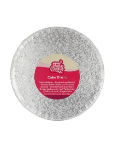 FunCakes Cake Drum Rond -20cm- Zilver