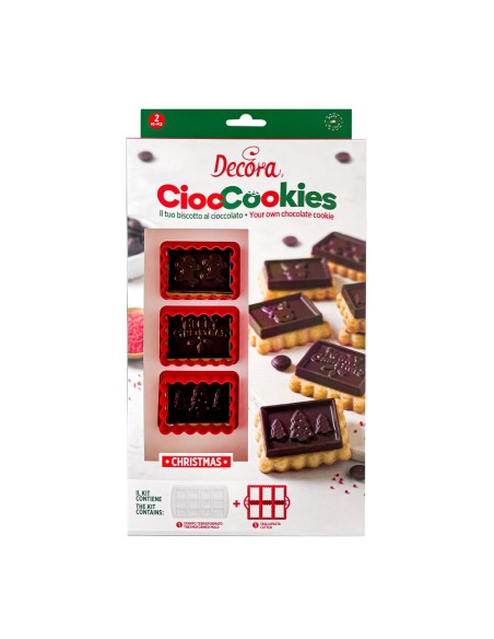Decora Uitsteker Set Chocolade Kerstkoekjes -2st-
