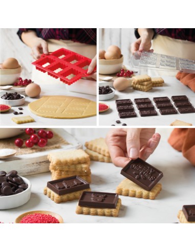 Decora Uitsteker Set Chocolade Kerstkoekjes -2st-