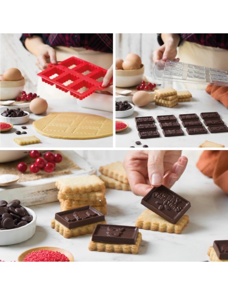 Decora Uitsteker Set Chocolade Kerstkoekjes -2st-