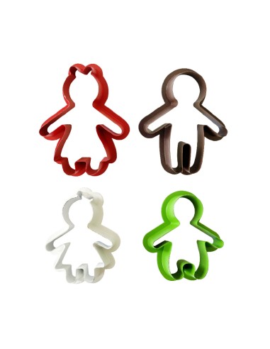 Decora Uitsteker Set Gingerbread Familie -4st-