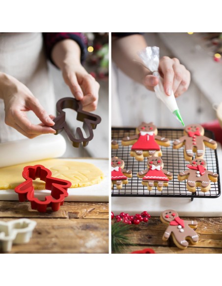 Decora Uitsteker Set Gingerbread Familie -4st-