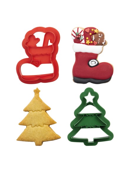 Decora Uitsteker Set Laars en Kerstboom -2st-