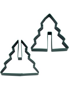 Wilton Koekjes Uitsteker Set 3D Kerstboom -2st- 2
