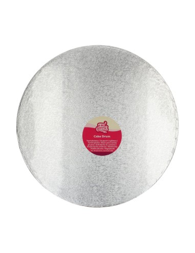 FunCakes Cake Drum Rond -40cm- Zilver