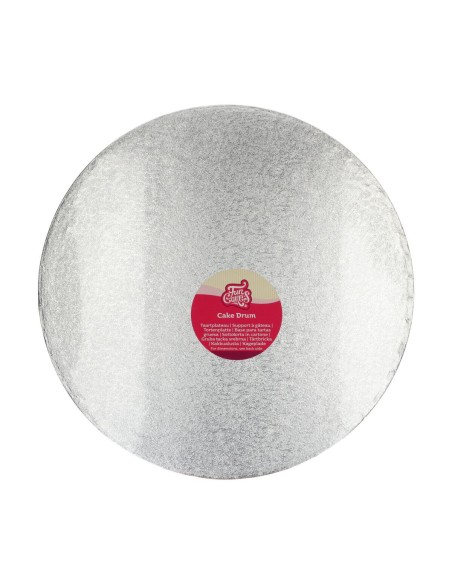 FunCakes Cake Drum Rond -40cm- Zilver