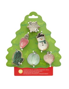 Wilton Mini Uitsteker Set Kerstboom -6st-