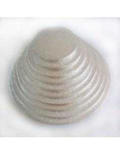 FunCakes Cake Drum Rond -40cm- Zilver 2