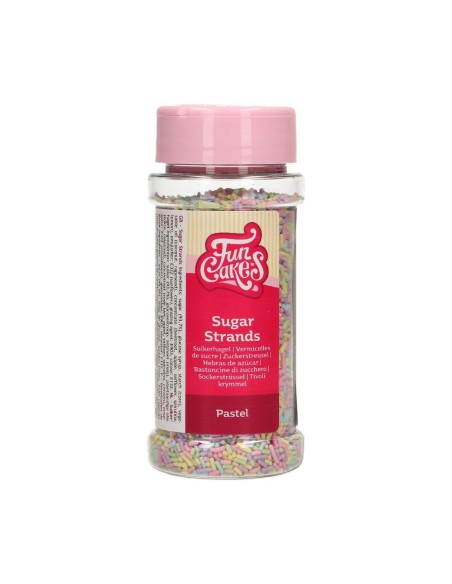 FunCakes Sugar Strands Pastel -80gr-