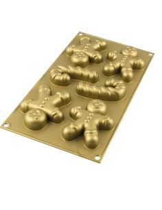 Silikomart Siliconen Bakvorm Gingerbread & Zuurstok