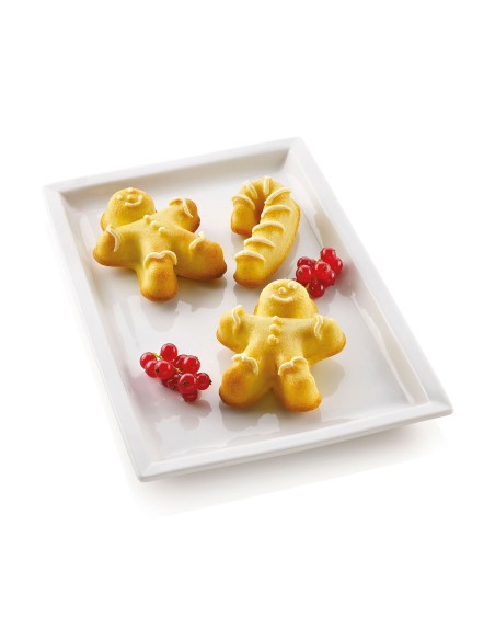 Silikomart Siliconen Bakvorm Gingerbread & Zuurstok