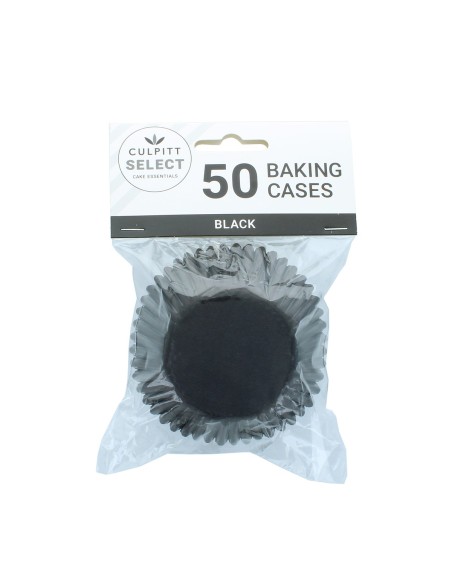 Culpitt Baking Cups Zwart -50st-