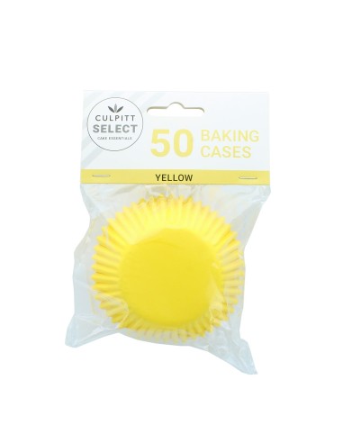 Culpitt Baking Cups Geel -50st-