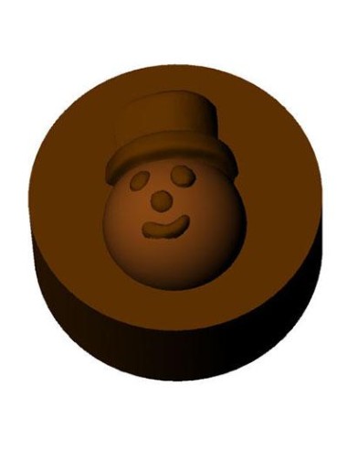 CK Chocolade Mal voor Koekjes Rond (Oreo) Sneeuwpop