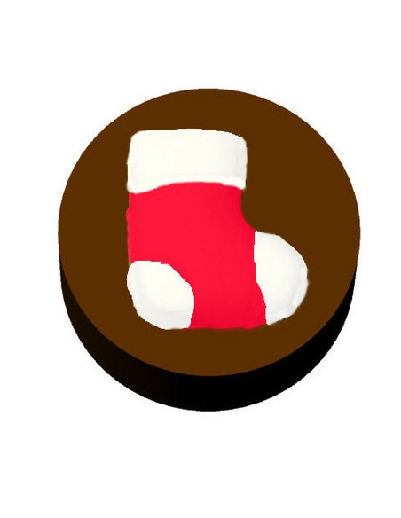 CK Chocolade Mal voor Koekjes Rond (Oreo) Kerstsok