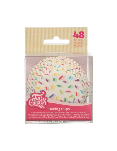 FunCakes Baking Cups Sprinkles -48st-