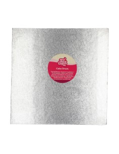 FunCakes Cake Drum Vierkant -33cm- Zilver