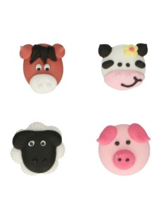 FunCakes Suikerdecoratie Boerderij -12st- 2